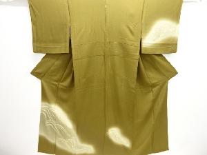 作家物　波に疋田模様一つ紋単衣訪問着